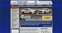 Desktop Screenshot of cherokeecountykssheriff.com